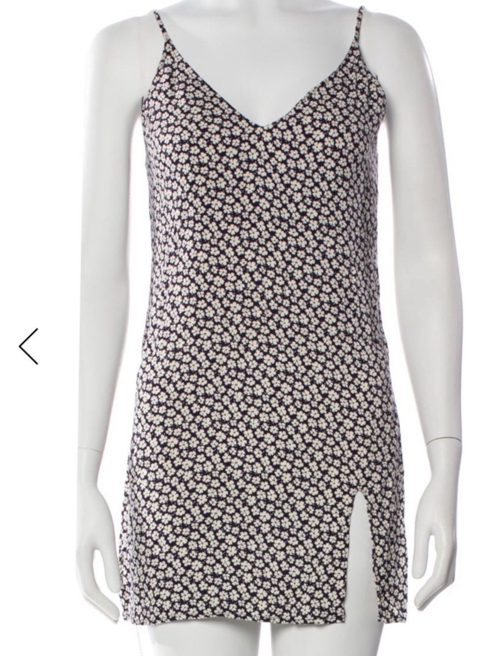 Reformation Marlowe Mini Floral Dress